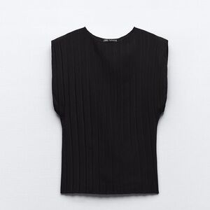 Zara pleated tank top